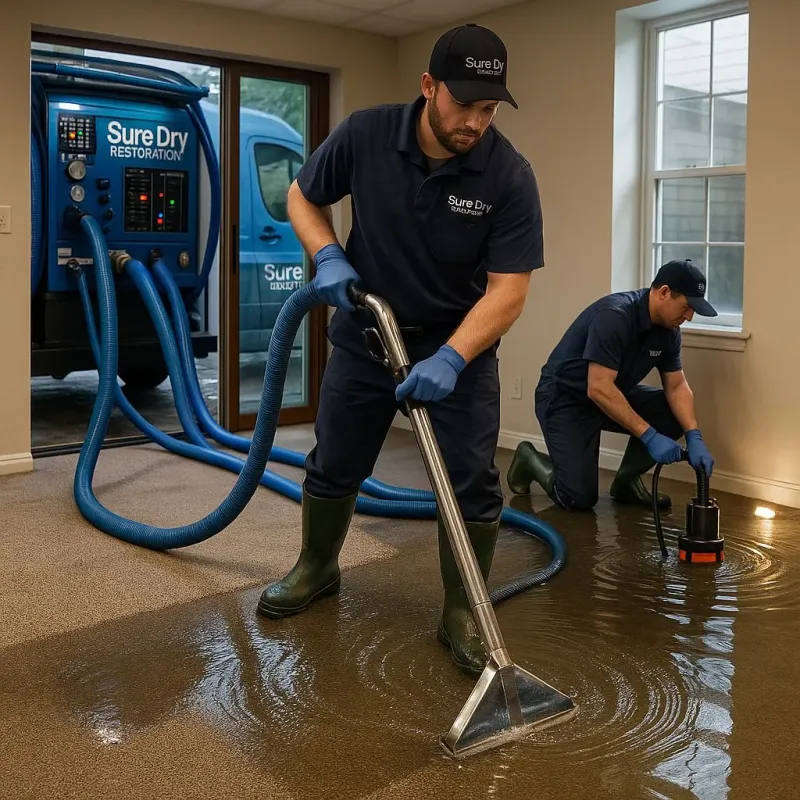 Water Extraction and Removal process in Trousdale County, TN